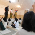 Hecho. En la actividad participaron también bomberos voluntarios.