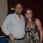 Úrsula con Iván Nogales.