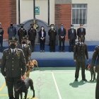 Donación. La Policía Antinarcóticos recibió de la Embajada de Estados Unidos 15 canes para la detección de sustancias ilícitas.