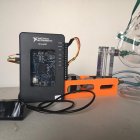 Fotografía de un dispositivo de oxigeno, mostrado en Ciudad de México.