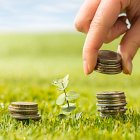 El monto a guardar en una cuenta depende de los ingresos.