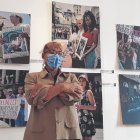 a sala exhibe parte del archivo de la lucha del colectivo y de los horrores a los que se enfrentaron.