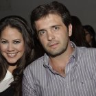 Dennise con su esposo Alexandre en el show de Manzanero en el Centro de Convenciones en 2011.