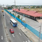Movilidad. La falta de seguridad en la parroquia Febres Cordero es una de las razones por la que los ciudadanos evitan caminar. En la foto la nueva estación de la Metrovía, en la 29.