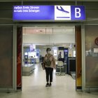 Sala de llegadas del aeopuerto internacional Eleftherios Venizelos, de Atenas.