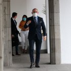 Defensa. Jorge Luis Ortega defiende al exsecretario del Agua Wálter Solís.