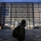 Plataforma Gubernamental, que alberga las oficinas del Ministerio de Economía y Finanzas, en Quito.