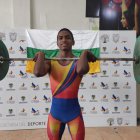 Protagonista. El halterista federado por Zamora fue llamado a la selección nacional y compitió en el Sudamericano y Panamericano en línea que se disputó en diciembre pasado.