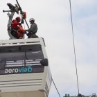 Un convenio entre la Aerovía y la institución bomberil garantiza la atención de emergencias en el Sistema Aerosuspendido de Transporte de Guayaquil