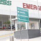 Vista del área externa de la Emergencia del Hospital del IEES de Los Ceibos, el pasado domingo 3 de enero.