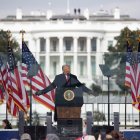 El presidente saliente de Estados Unidos, Donald Trump, asistió a un mitin cerca de la Casa Blanca en Washington (EE.UU.), el 6 de enero de 2021.