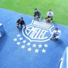 Cuatro de los jugadores que fueron ascendidos al primer equipo de Emelec.