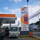 En la estación de la marca Primax ayer se colocó el precio.