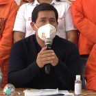 El candidato a la presidencia por Unes, Andrés Arauz, rechazó la suspensión de la promoción electoral.