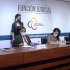 Evento. En el Complejo Judicial se suscribió el acuerdo de creación de la Mesa de Lucha contra la Corrupción.