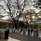 En el santuario se ofician las misas siguiendo las medidas de bioseguridad.
