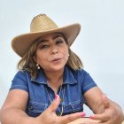 La candidata también es coordinadora del Observatorio Intercultural de Pueblo y Nacionalidades.