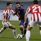 El argentino no vive sus mejores días en el Barcelona. El domingo fue expulsado en la final de la Supercopa de España ante el Ahletic.