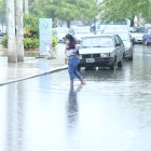 Sauces. Hasta las 11:00, ese era el panorama en las calles de esta ciudadela.