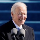 Washington (United States), 20/01/2021.- President Joe Biden speaks during his inauguration as US President in Washington, DC, USA, 20 January 2021. Biden won the 03 November 2020 election to become the 46th President of the United States of America. (Estados Unidos) EFE/EPA/Patrick Semansky / POOL