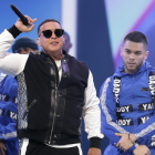 Daddy Yankee en una presentación de su tour 2019.