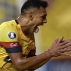 Cristian Colman, exdelantero de Barcelona, dejó una grata impresión entre la hinchada por sus condiciones.