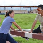 Glenda Morejón (i) y Andrés Chocho, marchistas ecuatorianos con boleto a Tokio 2020. Así como ellos, otros atletas tricolores esperan obtener el cupo para la cita.