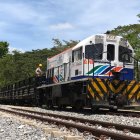 Inversión. El Gobierno de Colombia reactivó en 2018 la ruta férrea La Dorada-Santa Martha para transportar sacos de café para su exportación.