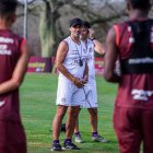 Fabián Bustos, durante la pretemporada del Ídolo en suelo manabita.