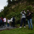 El fin de semana, un grupo de alumnos de la Unidad Educativa Larrea, del sector, hicieron avistamiento de aves en la zona recuperada.