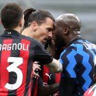 La pelea entre Zlatan Ibrahimovic y Romelu Lukaku (d) es tendencia en las redes.