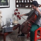 Cristhian Murillo es un estudiante de Música que también vive las dificultades de hacerlo en modalidad virtual-