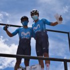 Claves. Sebastián Rodríguez (d) junto a su compañero David Villarreal que fue tercero.