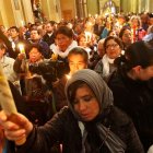 Peregrinaciones. Antes de la pandemia, una multitud de creyentes concurría ante la imagen y encendía un cirio.