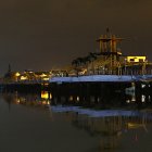 El problema. Si no fuera por los postes y luminarias del entorno, este tramo del parque permanecería en su totalidad en tinieblas cada noche.
