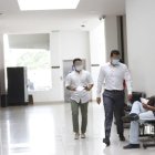 El entrenador del gimnasio acudió a la Policía Judicial a rendir su versión.