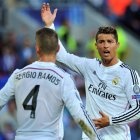 Sergio Ramos y Cristiano Ronaldo (d) hicieron una buena dupla en el Madrid.