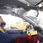 COOPERATIVA DE TAXI UCOL UBICADA EN EL TERMINAL TERRESTRE HACE USO DEL TAXIMETRO PARA LAS CARRERAS DE LOS USUSARIOS/JIMMY NEGRETE/GUAYAQUIL-ECUADOR