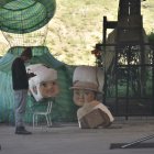 Frutos. Las frutas y flores para el diseño serán donadas. La bendición de la representación será el 13 de febrero próximo.