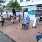 Pacientes en el Hospital Bicentenario de Guayaquil.