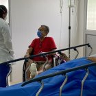 La área de atención a pacientes de coronavirus en el hospital Teodoro Maldonado Carbo.