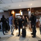 La audiencia se desarrolló en el auditorio de la Corte Provincial de Justicia del Guayas en medio de un amplio despliegue policial.