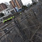 Los exteriores del CNE están resguardados.