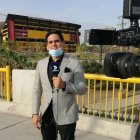 Diego Ordinola, periodista deportivo, sufrió un robo ante las cámaras.