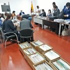 La audiencia por el delito de peculado a Daniel Salcedo y exfuncionarios del IESS se instaló inicialmente en la Unidad de Albán Borja.