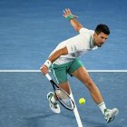 Novak Djokovic tuvo que realizar un esfuerzo extra para superar a Milos Raonic.