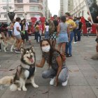Los miembros del Club Lobos de Ártico se reunieron en el Malecón 2000.