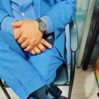 Medida. El alcalde Jorge Yunda recibió el grillete electrónico como parte de las medidas dispuestas por la Corte de Pichincha.