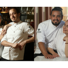 Carolina Sánchez e Iñaki Murua (de Ikaro) y Alejandro Chamorro y Pía Salazar (de Nuema).