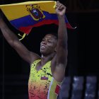 Andrés Montaño, 30 años, lucha grecorromana (67 kg). Doble campeón panamericano.